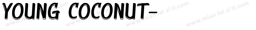YOUNG COCONUT字体转换